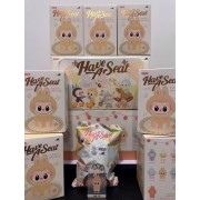 Мягкая подвесная игрушка Лабубу 15см ГОЛУБОЙ Pop Mart Labubu Art The Monsters плюшевый брелок