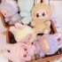 Лабубу мягкая игрушка брелок Labubu Мятный Плюшевый брелок 15 см