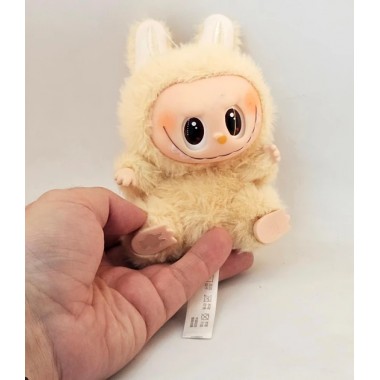 Мягкая игрушка Лабубу, брелок коллекционная 15 см Желтый