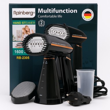 Отпариватель вертикальный для одежды Rainberg RB-2305 1600 Вт Пароочиститель для штор и постельного белья Отпариватель вертикальный для одежды Rainberg RB-2305 1600 Вт Пароочиститель для штор и постельного белья