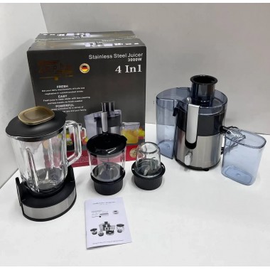 Соковыжималка электрическая 4в1 (блендер, мимиксер, кофемолка) 3000 Вт Zepline ZP-122 Универсальный кухонный к