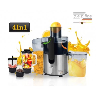 Соковыжималка электрическая 4в1 (блендер, мимиксер, кофемолка) 3000 Вт Zepline ZP-122 Универсальный кухонный к