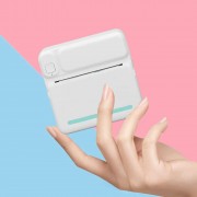 Детский портативный термопринтер C19 с Bluetooth и аккумулятором принтер моментальной печати с термобумагой