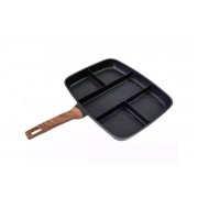 Универсальная сковорода с пятью разделенными секциями и антипригарным покрытием