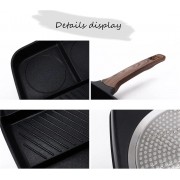 Универсальная сковорода с пятью разделенными секциями и антипригарным покрытием