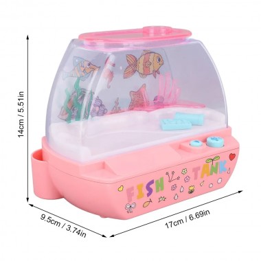 Музыкальный аквариум детский ночник озвучка сказки песни подсветка bluetooth Happy Aquarium Fish Tank