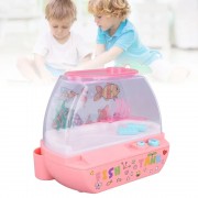 Музыкальный аквариум детский ночник озвучка сказки песни подсветка bluetooth Happy Aquarium Fish Tank