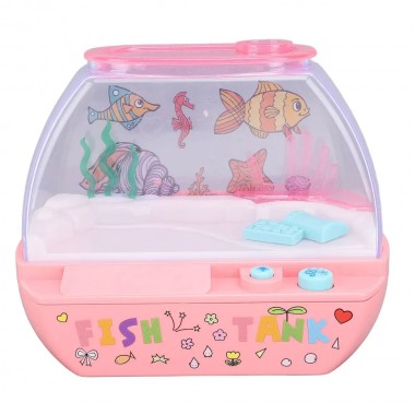 Музыкальный аквариум детский ночник озвучка сказки песни подсветка bluetooth Happy Aquarium Fish Tank