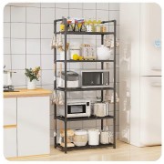 Полка стеллаж для кухни напольная на 5 ярусов 50х170х30см Storage rack XL-1330