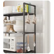 Полка стеллаж для кухни напольная на 5 ярусов 50х170х30см Storage rack XL-1330