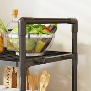 Полка стеллаж для кухни напольная на 5 ярусов 50х170х30см Storage rack XL-1330