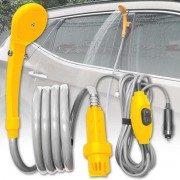 Портативный авто-душ DC 12V, автодушевые для путешествий с питанием от прикуривателя