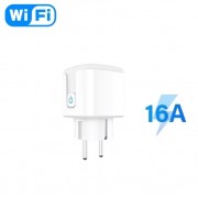 Умная WiFi розетка 16А, Smart 3680Вт / Розетка с управлением через телефон / Интеллектуальная розетка