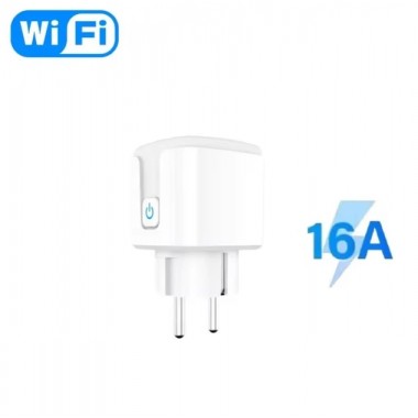 Умная WiFi розетка 16А, Smart 3680Вт / Розетка с управлением через телефон / Интеллектуальная розетка