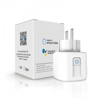 Умная WiFi розетка 16А, Smart 3680Вт / Розетка с управлением через телефон / Интеллектуальная розетка