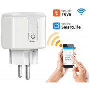 Умная WiFi розетка 16А, Smart 3680Вт / Розетка с управлением через телефон / Интеллектуальная розетка