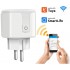 Умная WiFi розетка 16А, Smart 3680Вт / Розетка с управлением через телефон / Интеллектуальная розетка