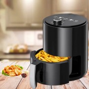 Безмасляная фритюрница со съемной чашей Air Fryer BW-3011 Аэрофритюрница без масла с таймером и чашей 3.2л
