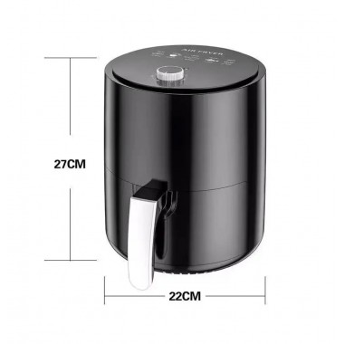 Безмасляная фритюрница со съемной чашей Air Fryer BW-3011 Аэрофритюрница без масла с таймером и чашей 3.2л Безмасляная фритюрница со съемной чашей Air Fryer BW-3011 Аэрофритюрница без масла с таймером и чашей 3.2л