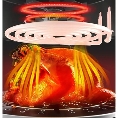 Безмасляная фритюрница со съемной чашей Air Fryer BW-3011 Аэрофритюрница без масла с таймером и чашей 3.2л Безмасляная фритюрница со съемной чашей Air Fryer BW-3011 Аэрофритюрница без масла с таймером и чашей 3.2л