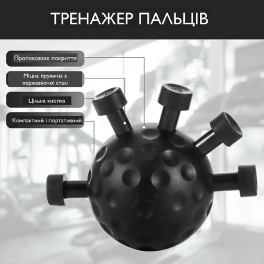 Эспандер для кистей с двумя уровнями нагрузки из силикона и металла для тренировки пальцев YJ-8819