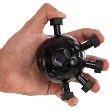 Эспандер для кистей с двумя уровнями нагрузки из силикона и металла для тренировки пальцев YJ-8819