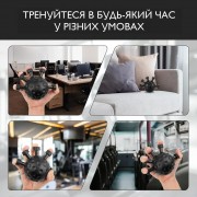 Эспандер для кистей с двумя уровнями нагрузки из силикона и металла для тренировки пальцев YJ-8819