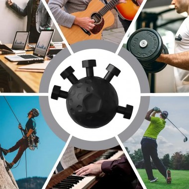 Эспандер для кистей с двумя уровнями нагрузки из силикона и металла для тренировки пальцев YJ-8819