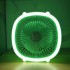 Портативный вентилятор аккумуляторный с кольцевой лампой Breeze Silent Fan беспроводной, 3 режима, регулировка