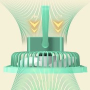Портативный вентилятор аккумуляторный с кольцевой лампой Breeze Silent Fan беспроводной, 3 режима, регулировка