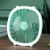 Портативный вентилятор аккумуляторный с кольцевой лампой Breeze Silent Fan беспроводной, 3 режима, регулировка
