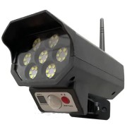 Светодиодный муляж камеры видеонаблюдения с датчиком движения и солнечной панелью BK-36 Фонарь с ПУ