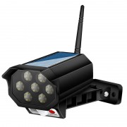 Светодиодный муляж камеры видеонаблюдения с датчиком движения и солнечной панелью BK-36 Фонарь с ПУ