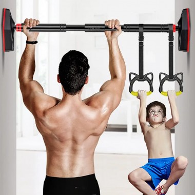 Раздвижной турник для подтягивания tyrnik 1 с кольцами домашний спортивный снаряд Раздвижной турник для подтягивания tyrnik 1 с кольцами домашний спортивный снаряд