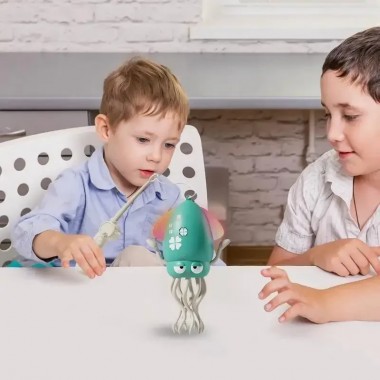 Музыкальный осьминог интерактивная игрушка Tummy Time Octopus Танцующий Осьминог