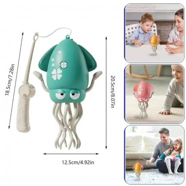 Музыкальный осьминог интерактивная игрушка Tummy Time Octopus Танцующий Осьминог