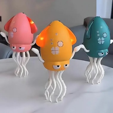 Музыкальный осьминог интерактивная игрушка Tummy Time Octopus Танцующий Осьминог