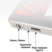 Магнитный экран/монитор для смартфонов с динамиками на заднюю панель телефона для селфи и блога Fotorgear X40