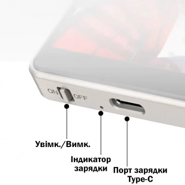 Магнитный экран/монитор для смартфонов с динамиками на заднюю панель телефона для селфи и блога Fotorgear X40