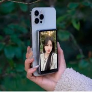 Магнитный экран/монитор для смартфонов с динамиками на заднюю панель телефона для селфи и блога Fotorgear X40