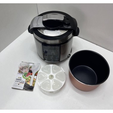 Вместительная мультипечь Zepline ZP-125 аэрофритюр с чашей 7л регулировкой температуры 29 програм