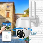 WiFi камера видеонаблюдения 5Мп HX A 1536C / Вайфай камера с датчиком движения / Уличная камера WiFi