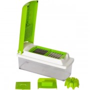 Овощерезка с насадками и контейнером 1.5 л для нарезки Nicer Dicer X3-180 29×14×12 см