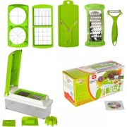Овощерезка с насадками и контейнером 1.5 л для нарезки Nicer Dicer X3-180 29×14×12 см