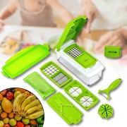 Овощерезка с насадками и контейнером 1.5 л для нарезки Nicer Dicer X3-180 29×14×12 см