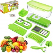 Овощерезка с насадками и контейнером 1.5 л для нарезки Nicer Dicer X3-180 29×14×12 см