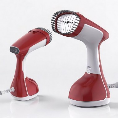 Ручной отпариватель для одежды Красный Zepline ZP-210 — быстрый пар, деликатный уход, 400 мл