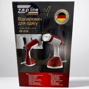 Ручной отпариватель для одежды Красный Zepline ZP-210 — быстрый пар, деликатный уход, 400 мл