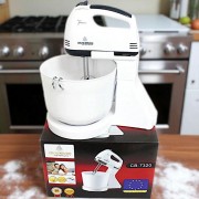 Кухонный миксер Crownberg CB-7320 настольный с подставкой и чашей, 7 скоростей