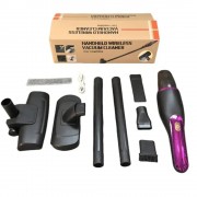 Аккумуляторный пылесос 100Вт с насадками 2000мАч / Вертикальный пылесос / Беспроводной пылесос ручной